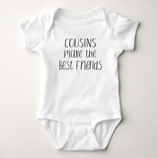 Cousins machen die besten Freunde Baby Strampler
