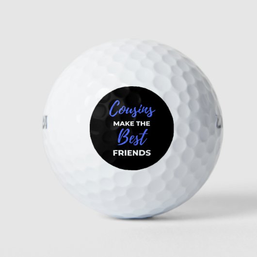 Cousins Make The Best Friends Golfball (Vorderseite)