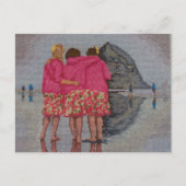 Cousins Needlepoint Postkarte (Vorderseite)