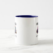 Cousins Selige Freunde Wiedersehen Zweifarbige Tasse (Mittel)