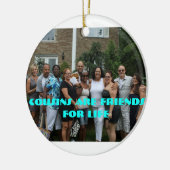 Cousins sind Freunde für Leben-Verzierung Keramikornament (Links)