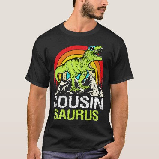 Cousinsaurus Dinosaur T Rex Cousin Saurus Matching T-Shirt (Vorderseite)
