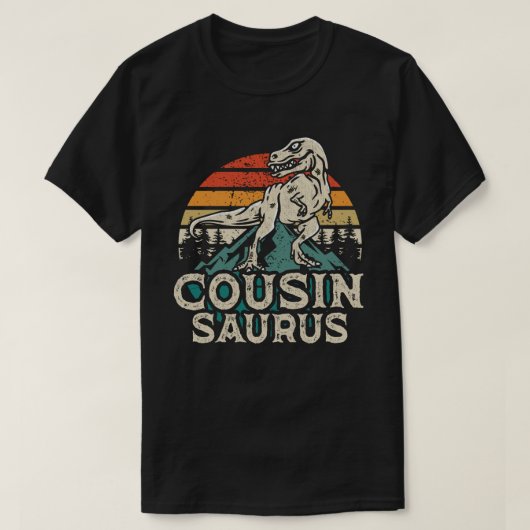 Cousinsaurus Dinosaur T Rex Cousin Saurus Matching T-Shirt (Design vorne)