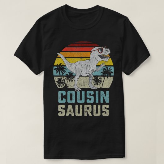 Cousinsaurus Rex Dinosaur Cousin Saurus Boy Famile T-Shirt (Design vorne)