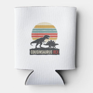 Cousinsaurus Rex Lustiges Dinosaurier Vintage-Shir Dosenkühler