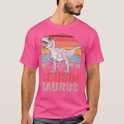 Cousinsaurus T Rex Dino Cousin Saurus Dinosaur Gir T-Shirt (Vorderseite)