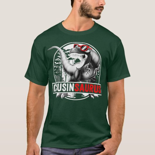 Cousinsaurus Tshirt Cousin Dinosaur Geschenk Cousi (Vorderseite)