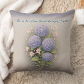coussin carré '' là où le calme fleurit kissen (Decke)