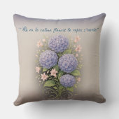 coussin carré '' là où le calme fleurit kissen (Rückseite)