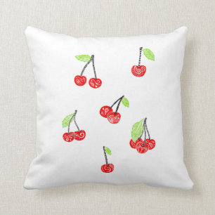 Coussin ceries Pillow cherries Kissen
