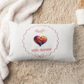 Coussin décoratif -  Heart 99% Charged Lendenkissen (Decke)