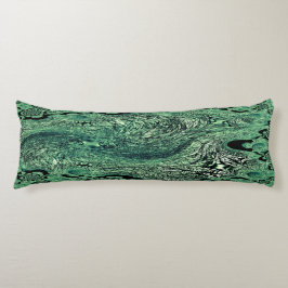 Coussin Long - Fresh Flip: The Green‑Blue Mood Cus Seitenschläferkissen