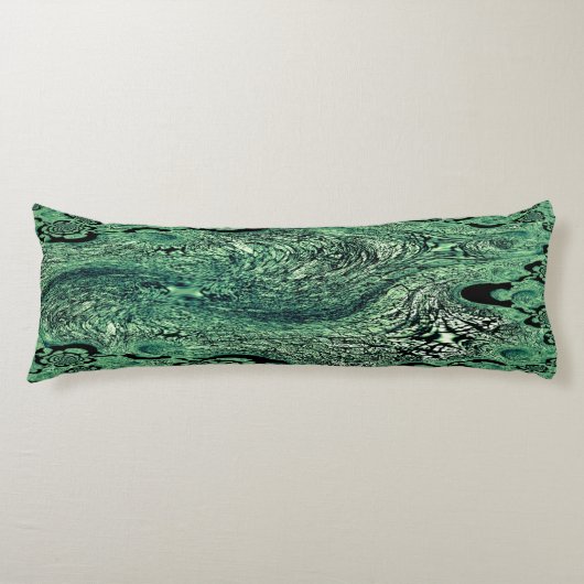 Coussin Long - Fresh Flip: The Green‑Blue Mood Cus Seitenschläferkissen (Vorderseite)
