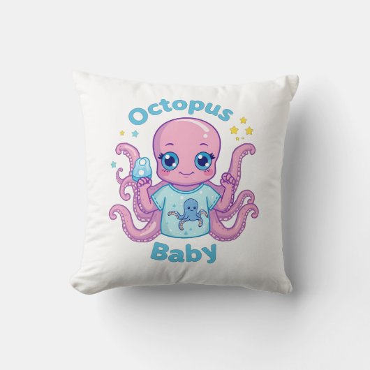 Coussin Octopus Baby  Kissen (Vorderseite)