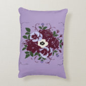 Coussin rectangulaire - Bouquet de Violettes Dekokissen (Rückseite(Vertikal))