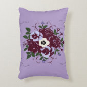 Coussin rectangulaire - Bouquet de Violettes Dekokissen (Vorderseite(Vertikal))