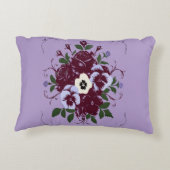 Coussin rectangulaire - Bouquet de Violettes Dekokissen (Rückseite)