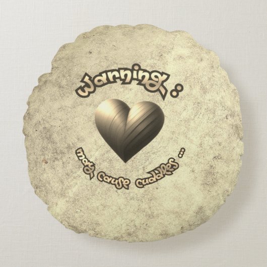 Coussins rond - lover  rundes kissen (Vorderseite)