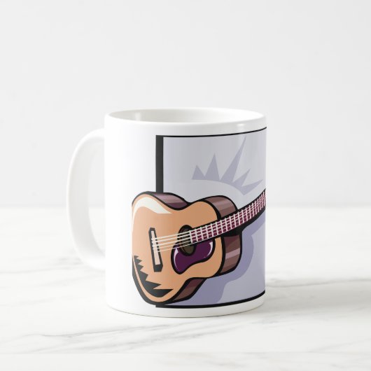 Coustic Guitar Coffee Tasse (Vorderseite Links)