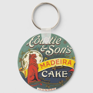 Couttie & Son's Madeira-Kuchen Dundee Vintage-Labe Schlüsselanhänger