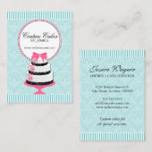 Couture backt Bäckerei-Aqua zusammen Visitenkarte (Vorne/Hinten)