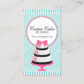 Couture backt Bäckerei-Aqua zusammen Visitenkarte (Vorderseite)