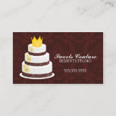 Couture backt Bäckerei-Gewohnheit zusammen Visitenkarte (Vorderseite)