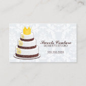 Couture backt Bäckerei-Gewohnheit zusammen Visitenkarte (Vorderseite)