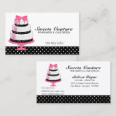 Couture backt Bäckerei-Gewohnheit zusammen Visitenkarte (Vorne/Hinten)