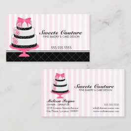Couture backt Bäckerei-Gewohnheit zusammen Visitenkarte