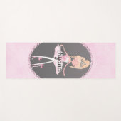 Couture Ballerina Girls Personalisiert Yogamatte (Vorderseite (Horizontal))