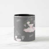 Couture Ballerina Girls Whimsical Chic Tasse (Zentrum)