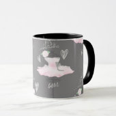 Couture Ballerina Girls Whimsical Chic Tasse (VorderseiteRechts)