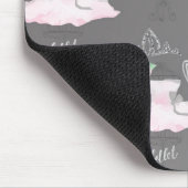 Couture Ballerina Girls Whimsical Niedlich Mousepad (Ecke)