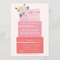 Couture Cake Bridal Shower Einladung - PINK