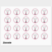 Couture Cakes Pink Bakery Stickers (Blatt)