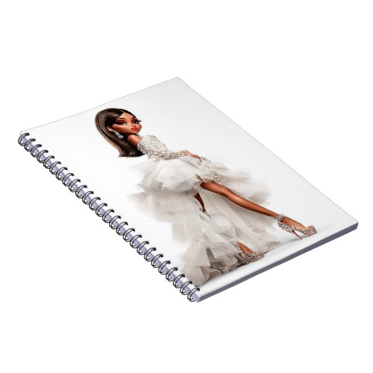 Couture Cloud Spiral Photo Notebook Notizblock (Rechte Seite)