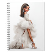 Couture Cloud Spiral Photo Notebook Notizblock (Vorderseite)