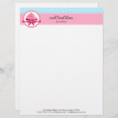 Couture Cupcake Bakery Briefbogen (Vorne/Hinten)