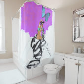 Couture-Duschvorhang Duschvorhang (Beispiel)