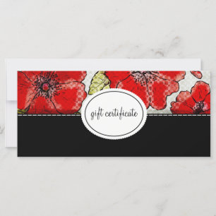 Couture Floral Boutique Style Geschenkgutscheine