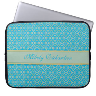 Couture inspiriert mit dem Namen blue 15 inch Lapt Laptopschutzhülle