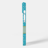 Couture inspiriert Name blau Case-Mate iPhone Hülle (Rückseite / Links)