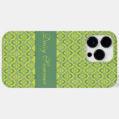 Couture inspiriert Name grüner Diamant gemustert Case-Mate iPhone Hülle (Rückseite (Horizontal))