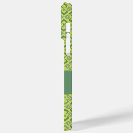 Couture inspiriert Name grüner Diamant gemustert Case-Mate iPhone Hülle (Rückseite / Links)