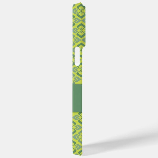 Couture inspiriert Name grüner Diamant gemustert Case-Mate iPhone Hülle (Rückseite / Rechts)