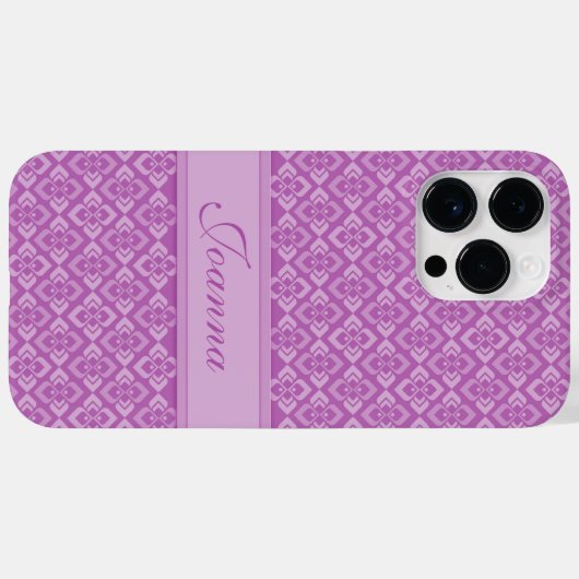 Couture inspiriert Name lila Case-Mate iPhone Hülle (Rückseite (Horizontal))