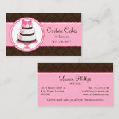 Couture-Kuchen-Bäckerei Visitenkarte (Vorne/Hinten)