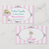 Couture-Kuchen-Geschäfts-Karte Visitenkarte (Vorne/Hinten)