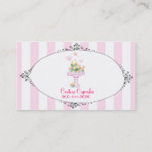 Couture-Kuchen-Geschäfts-Karte Visitenkarte (Rückseite)